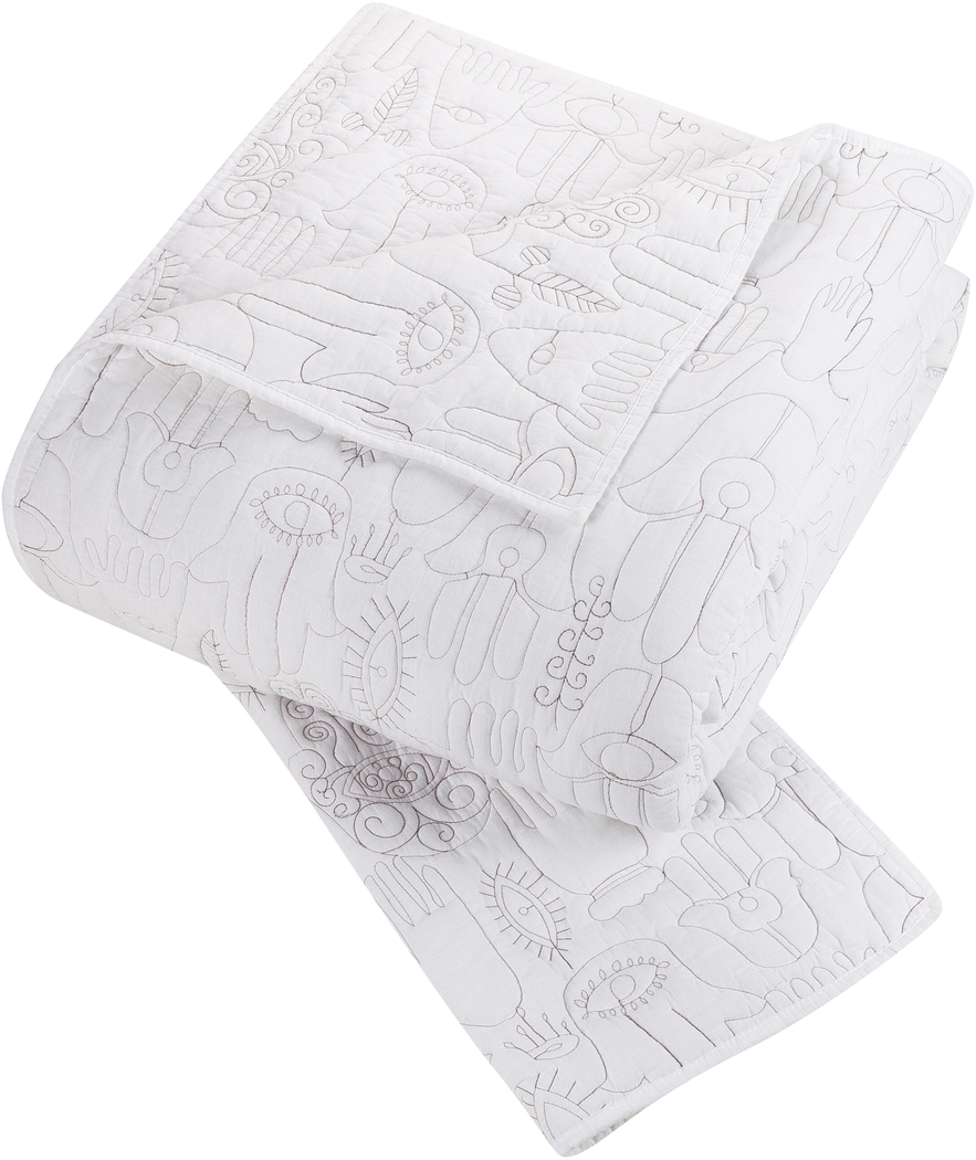 Flournoy White King 3 Pc Quilt Set - Thumbnail - Image 7