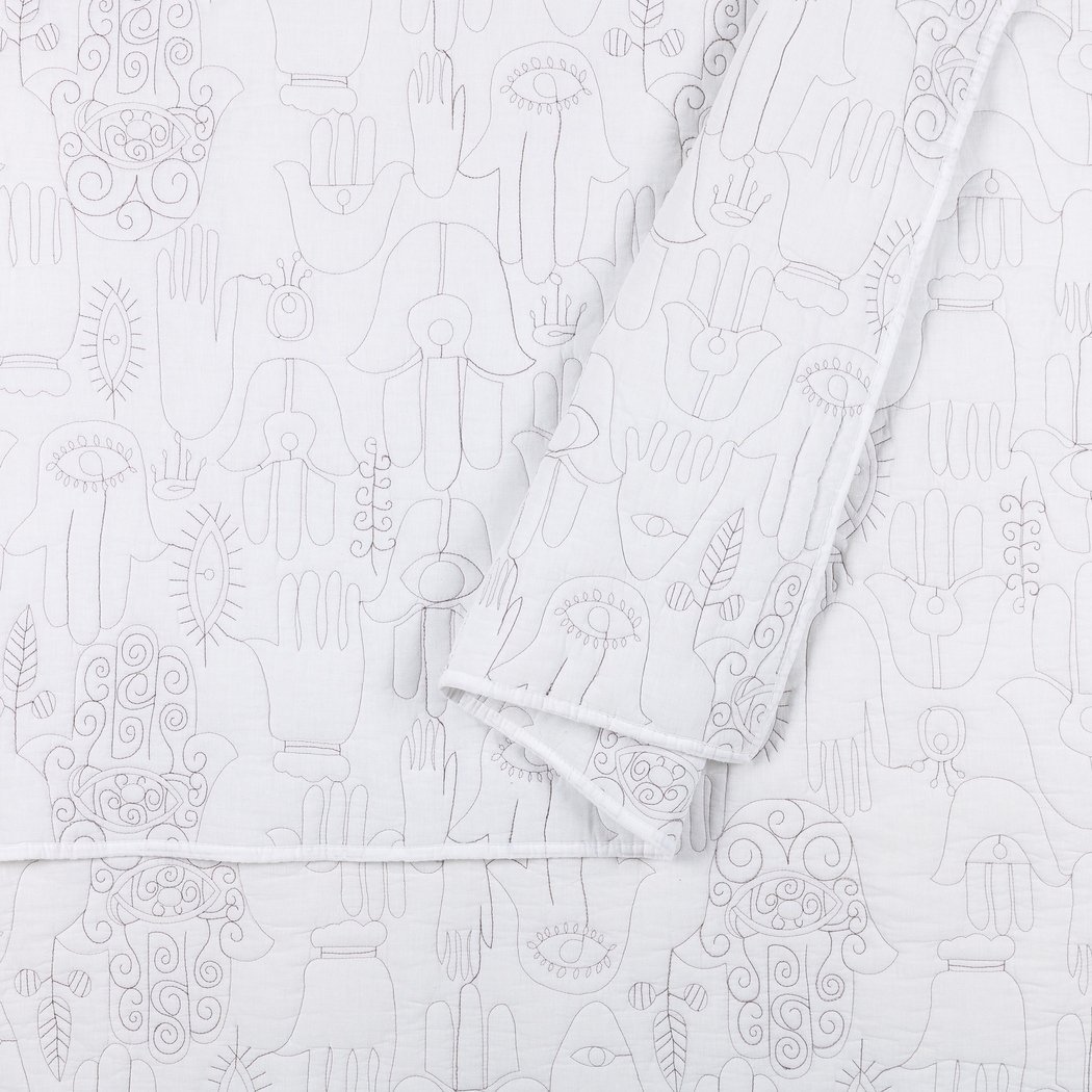 Flournoy White King 3 Pc Quilt Set - Thumbnail - Image 9