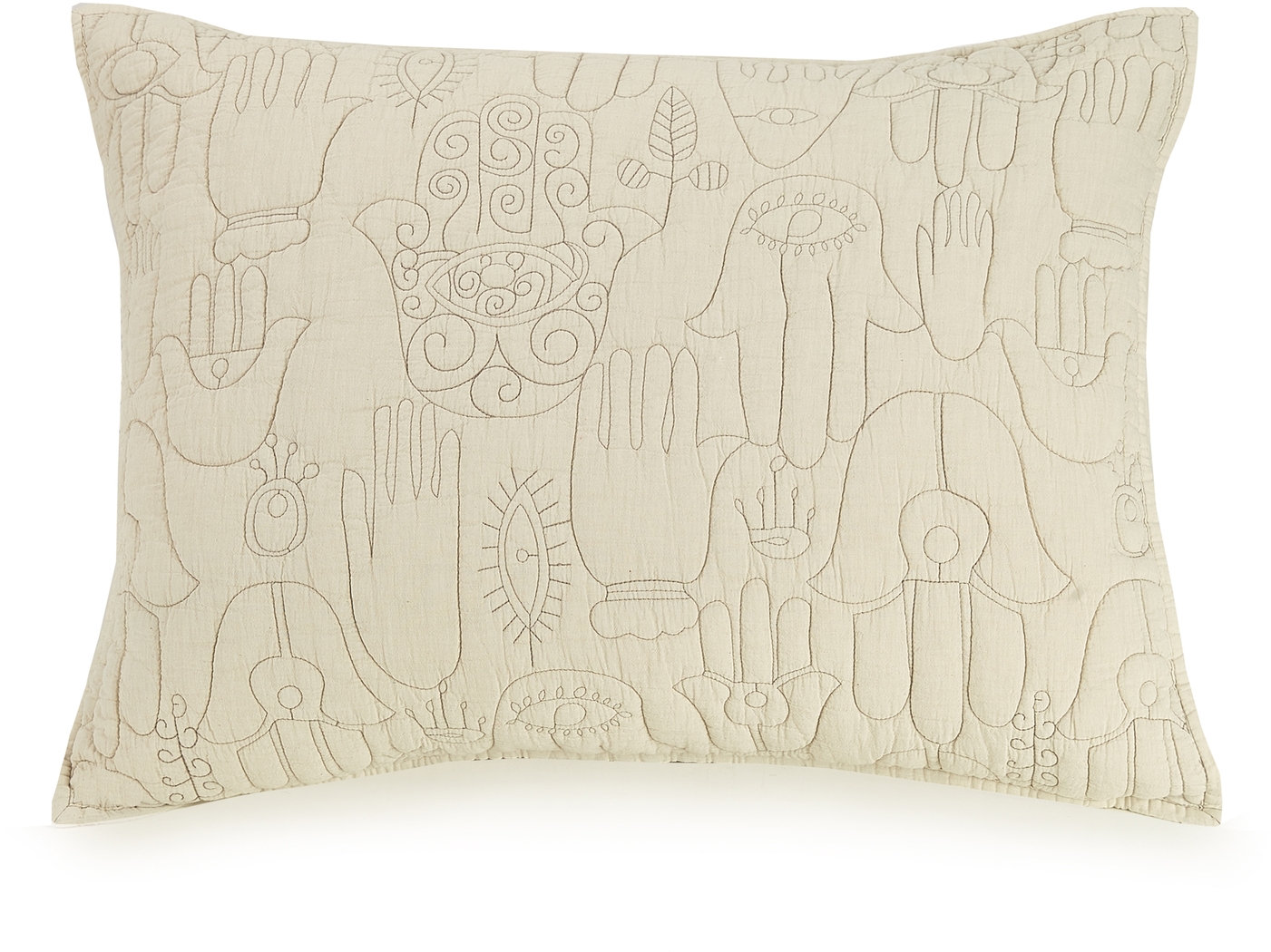 Flournoy Natural Full/Queen 3 Pc Quilt Set - Thumbnail - Image 3