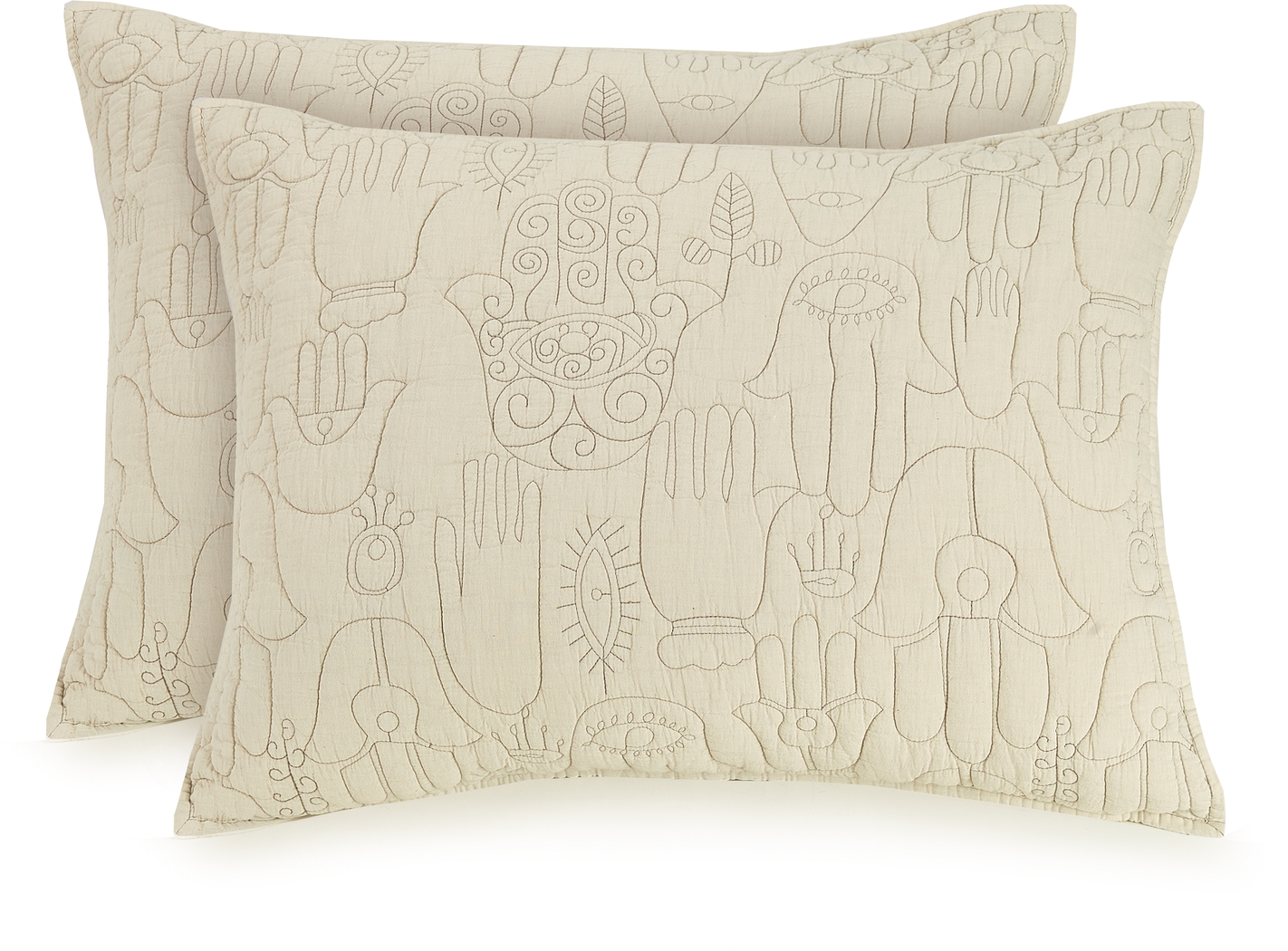 Flournoy Natural King 3 Pc Quilt Set - Thumbnail - Image 4