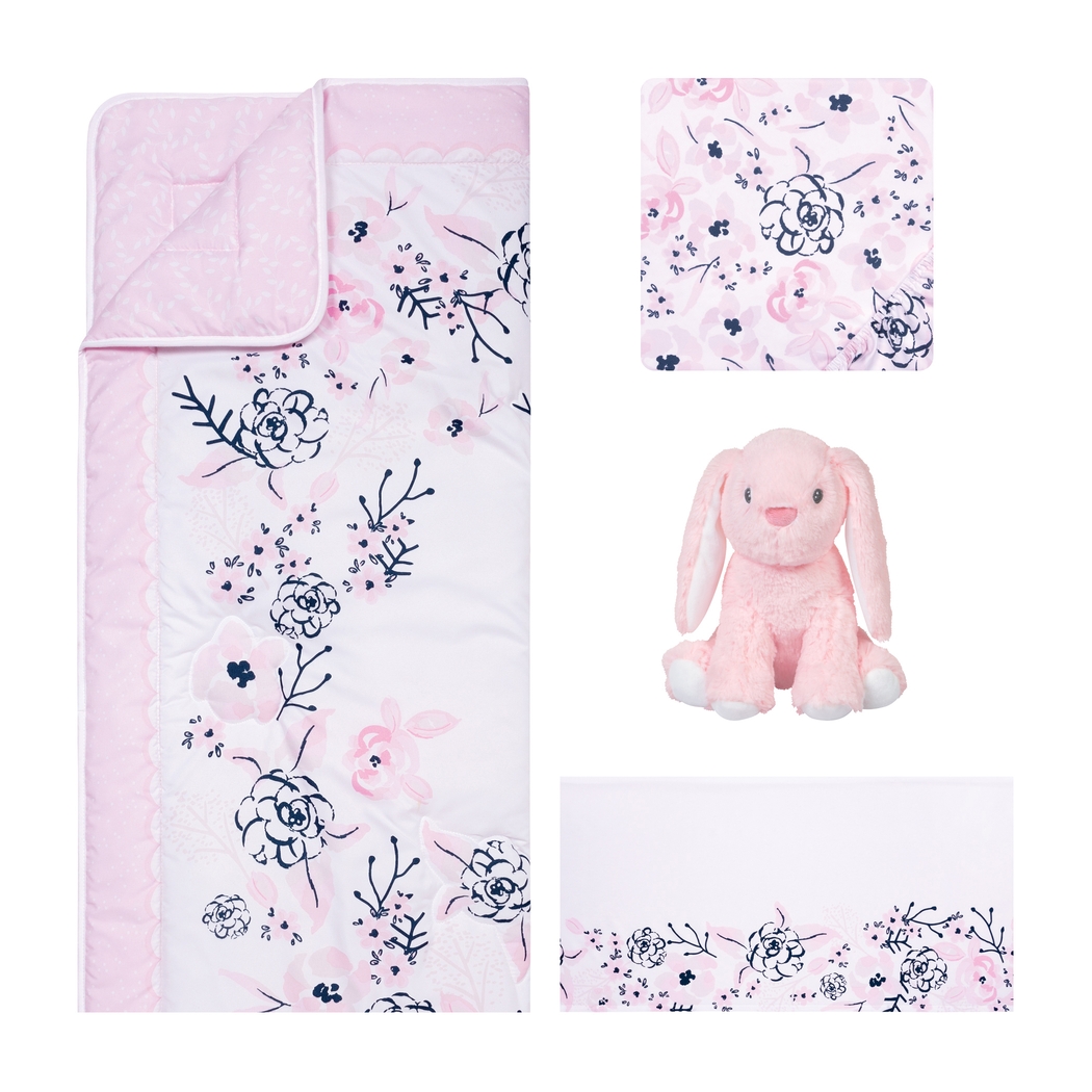 Flower Fantasy White 4 Pc Baby Bedding Set - Thumbnail - Image 2