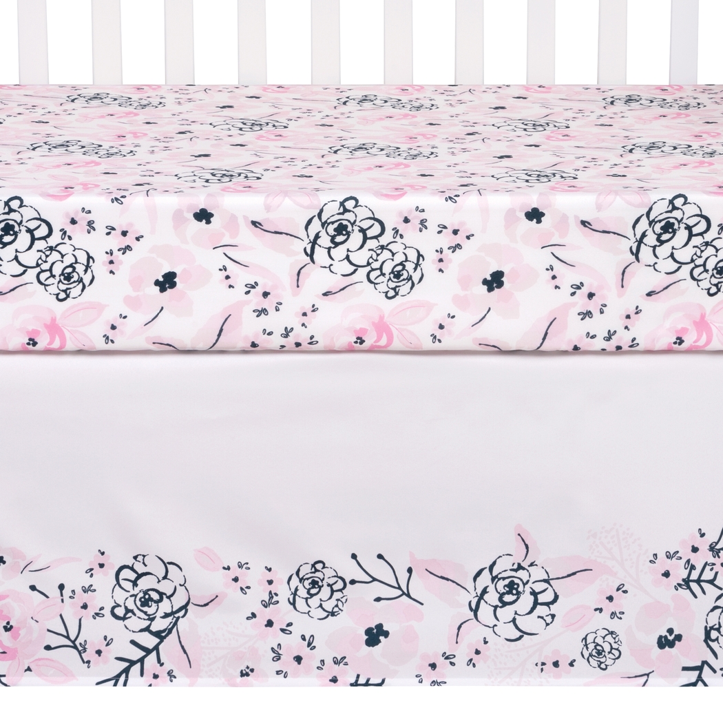 Flower Fantasy White 4 Pc Baby Bedding Set - Thumbnail - Image 13