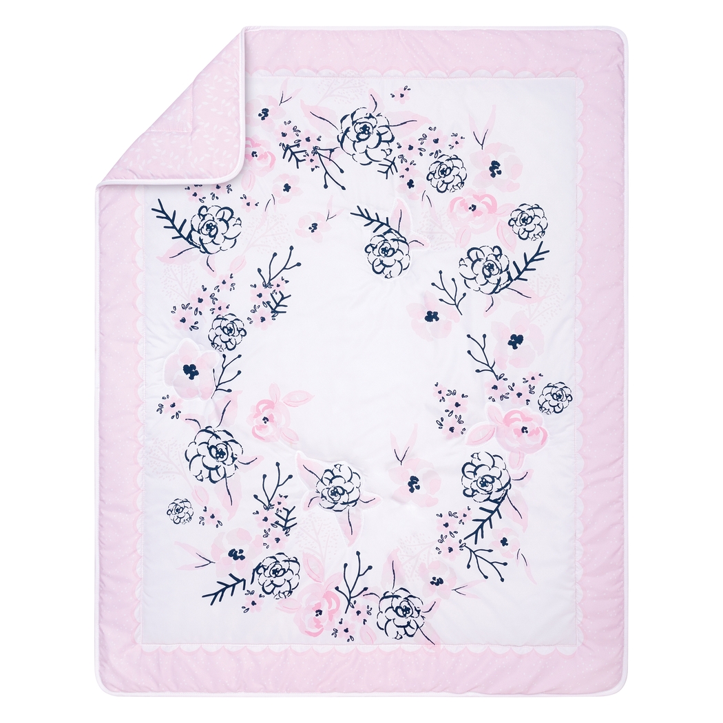 Flower Fantasy White 4 Pc Baby Bedding Set - Thumbnail - Image 7