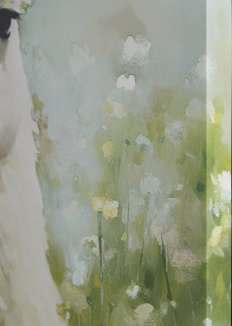 Flower Llama Green Wall Decor - Thumbnail - Image 7