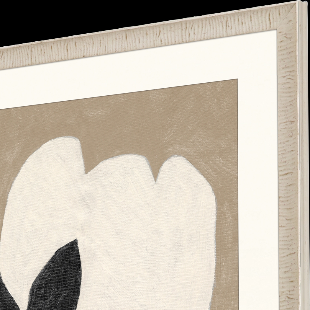 Flower Solo White Framed Artwork - Thumbnail - Image 4