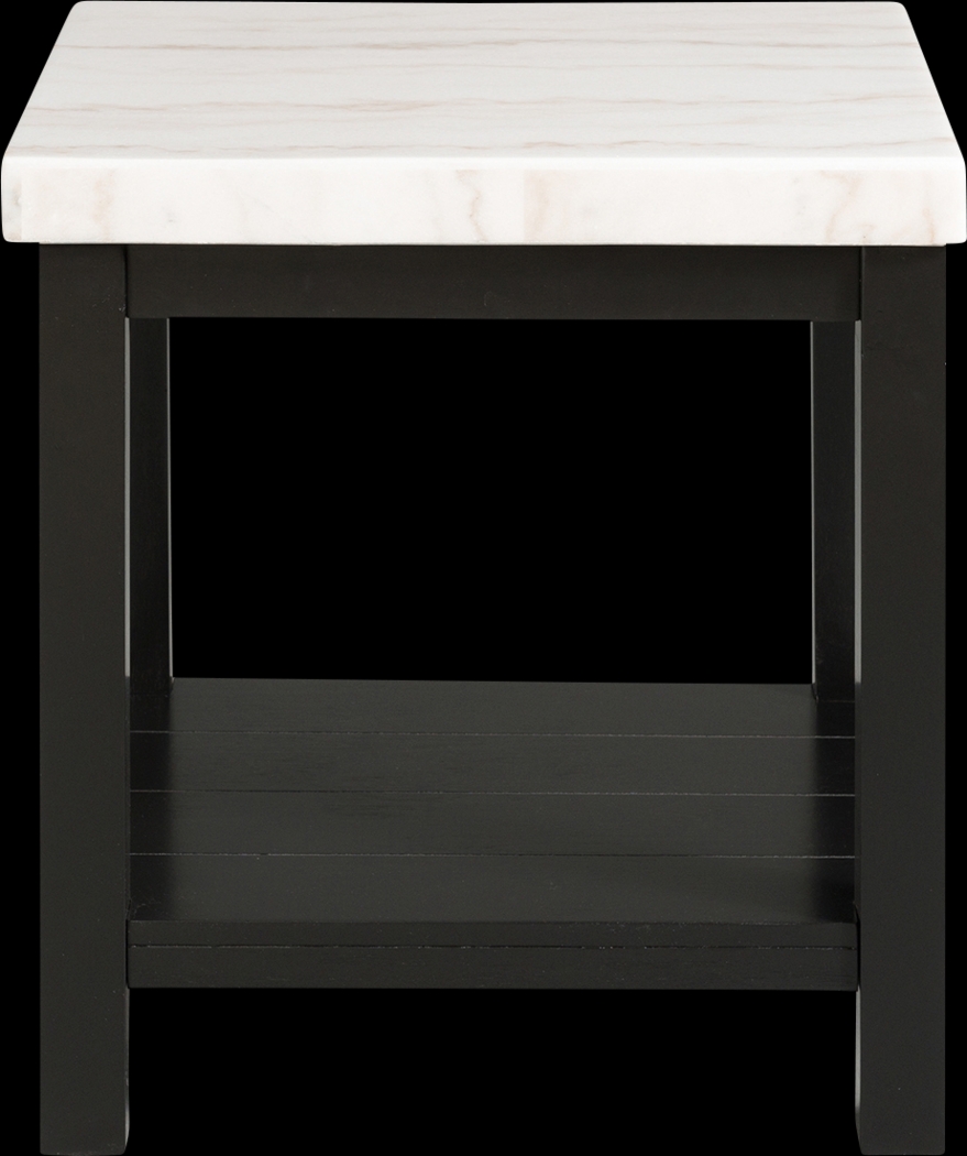 Flowerbank White End Table - Thumbnail - Image 4