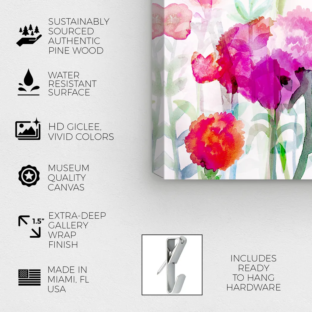 Flowers In Bloom Pink Artwork - Thumbnail - Image 3