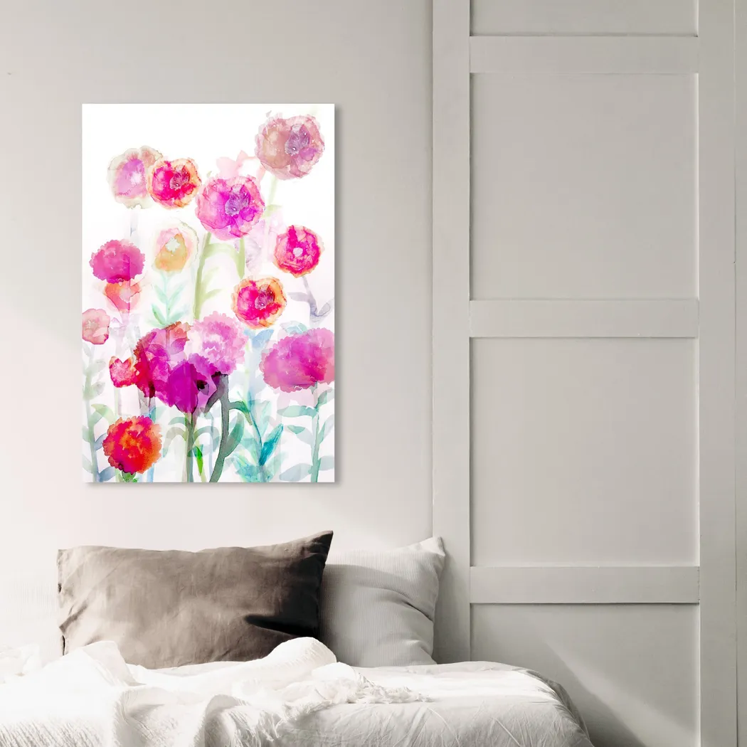 Flowers In Bloom Pink Artwork - Thumbnail - Image 4