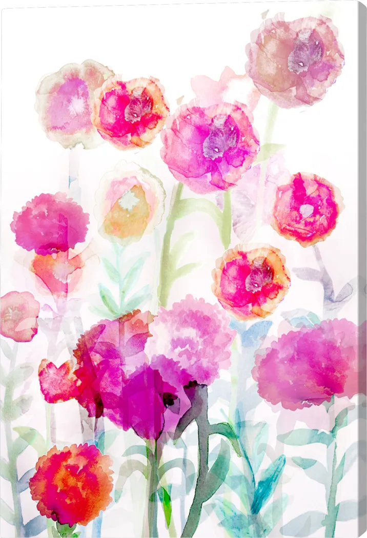 Flowers In Bloom Pink Artwork - Thumbnail - Image 1