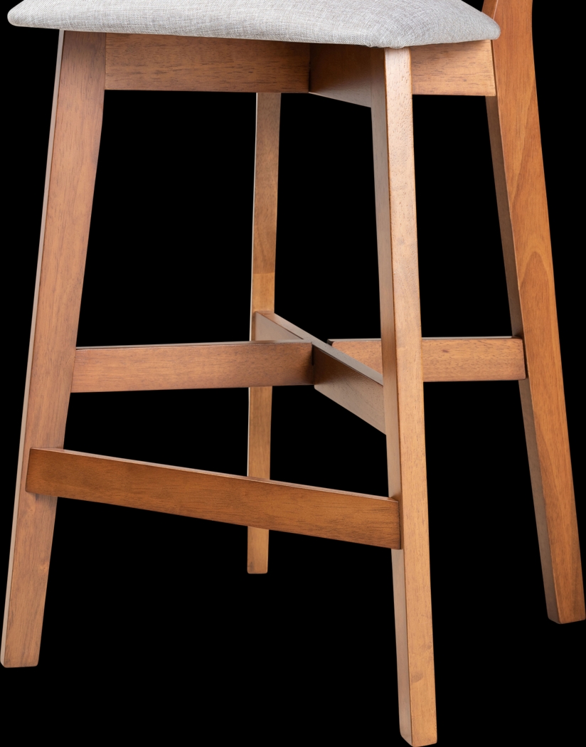 Flowertown Gray Counter Height Stool, Set of 2 - Thumbnail - Image 5