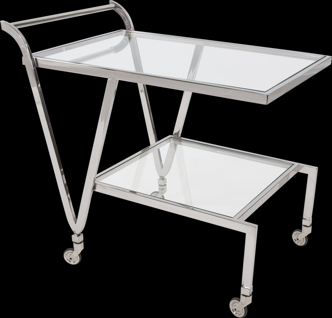 Flowertuft Gray Bar Cart - Thumbnail - Image 5