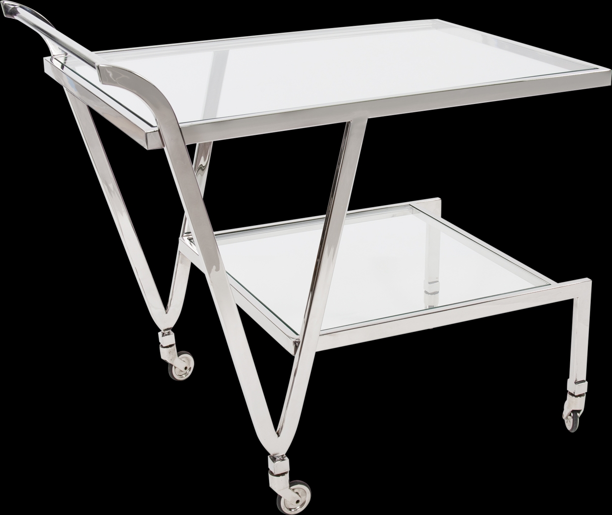 Flowertuft Gray Bar Cart - Thumbnail - Image 7