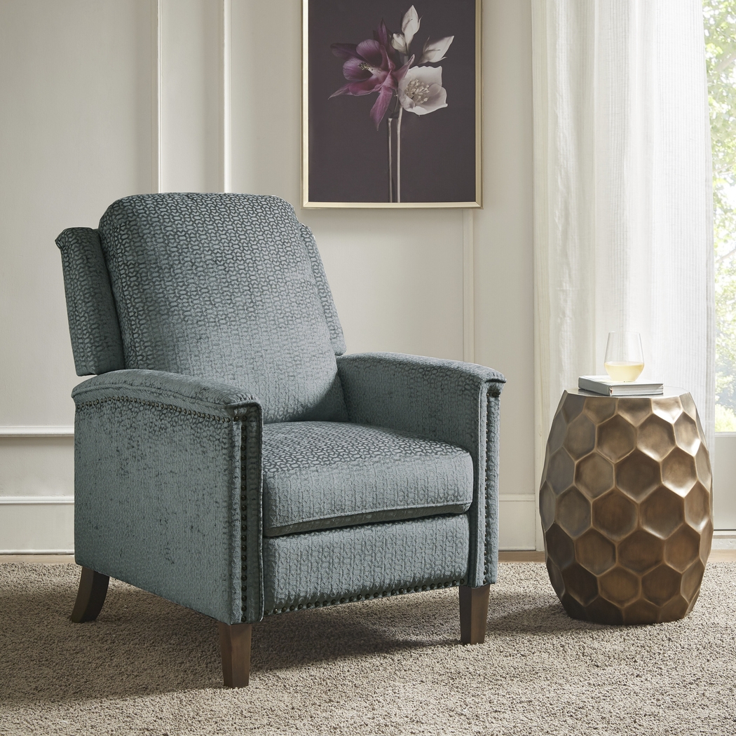 Flowerwood Charcoal Recliner - Thumbnail - Image 8