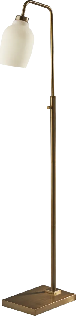 Floyd Circle Brass Floor Lamp - Thumbnail - Image 1