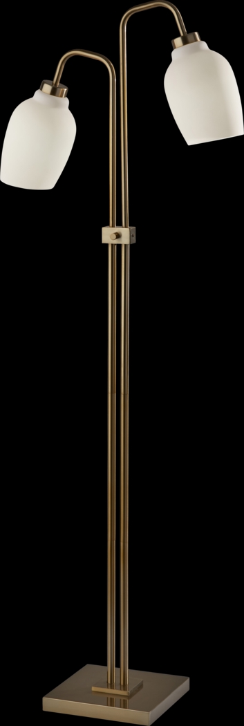 Floyd Circle White Floor Lamp - Thumbnail - Image 1