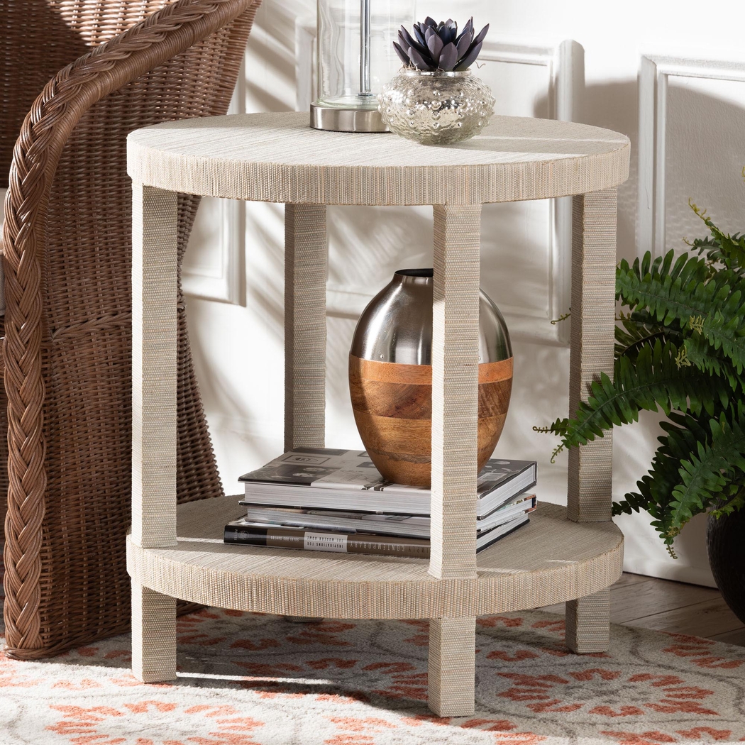 Flukordsa Natural End Table - Thumbnail - Image 2