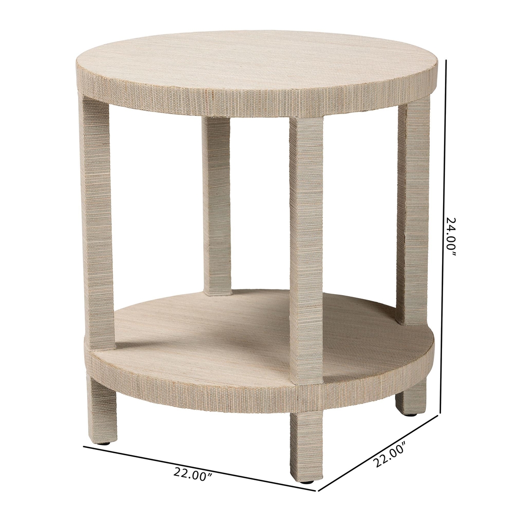 Flukordsa Natural End Table - Thumbnail - Image 6