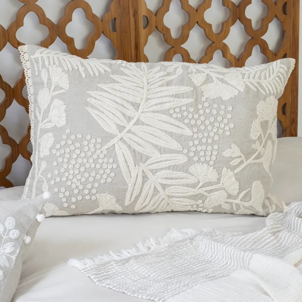 Fluxroot Beige Lumbar Pillow - Thumbnail - Image 2