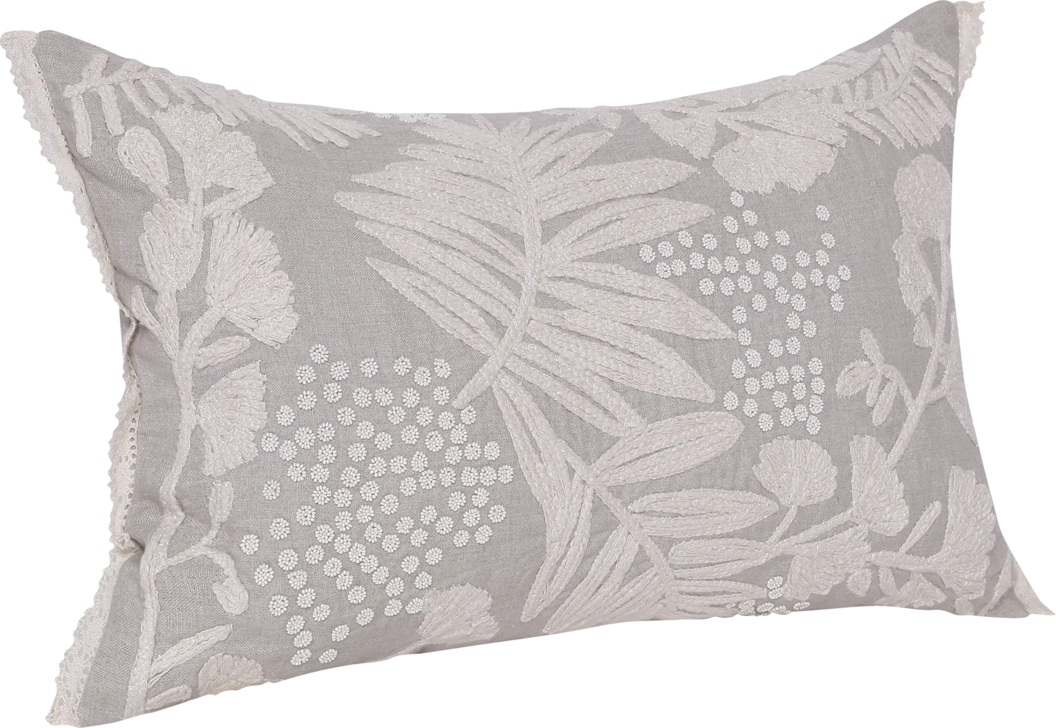 Fluxroot Beige Lumbar Pillow - Thumbnail - Image 4