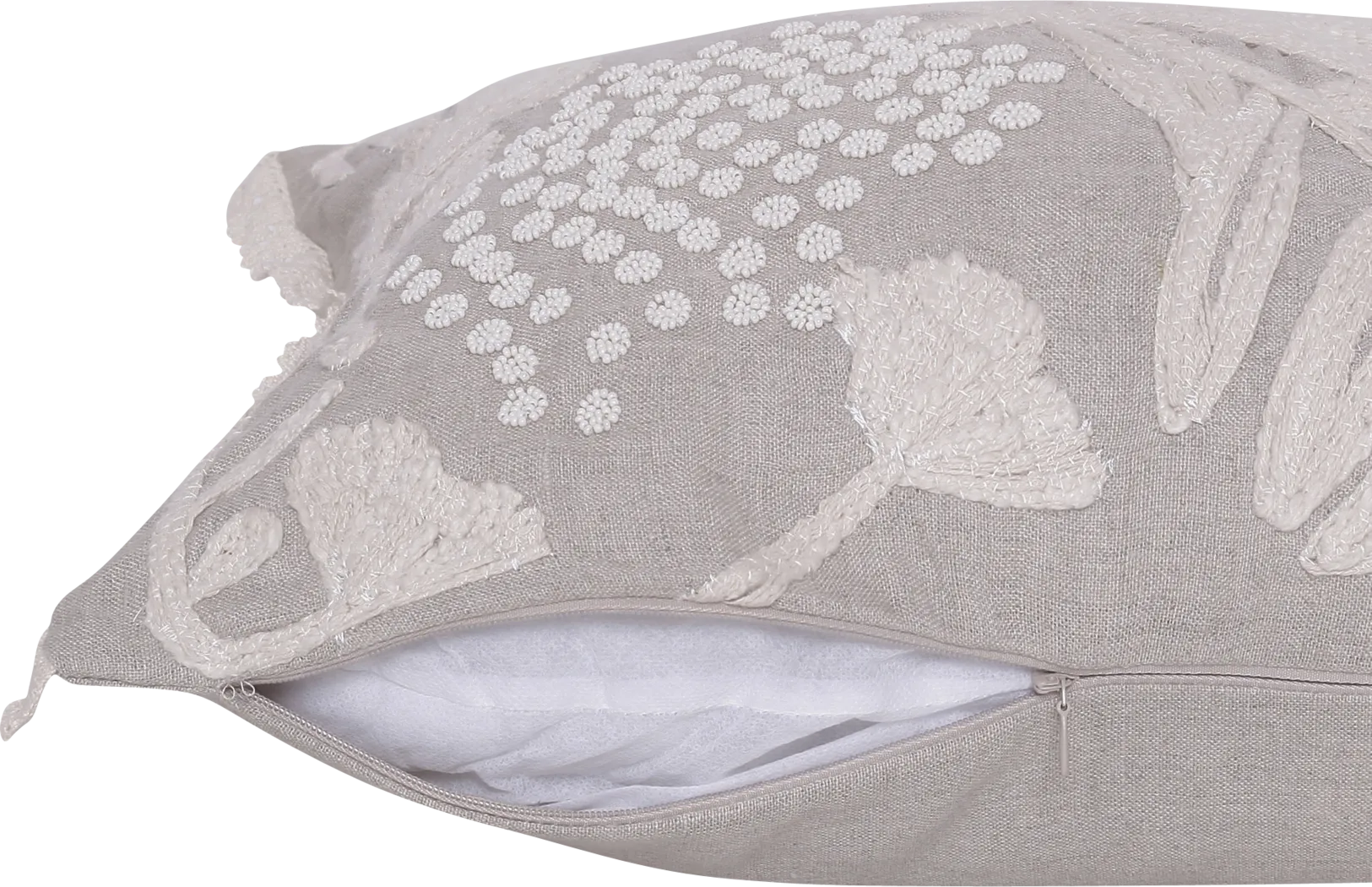 Fluxroot Beige Lumbar Pillow - Thumbnail - Image 6