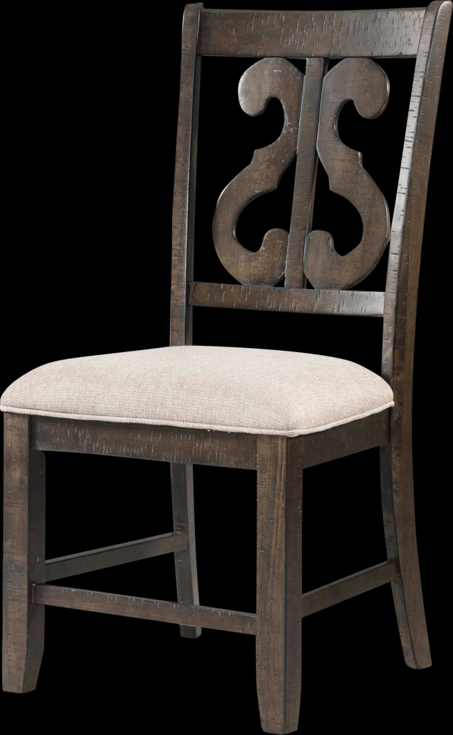 Foalgarth Brown Side Chair Set - Thumbnail - Image 9