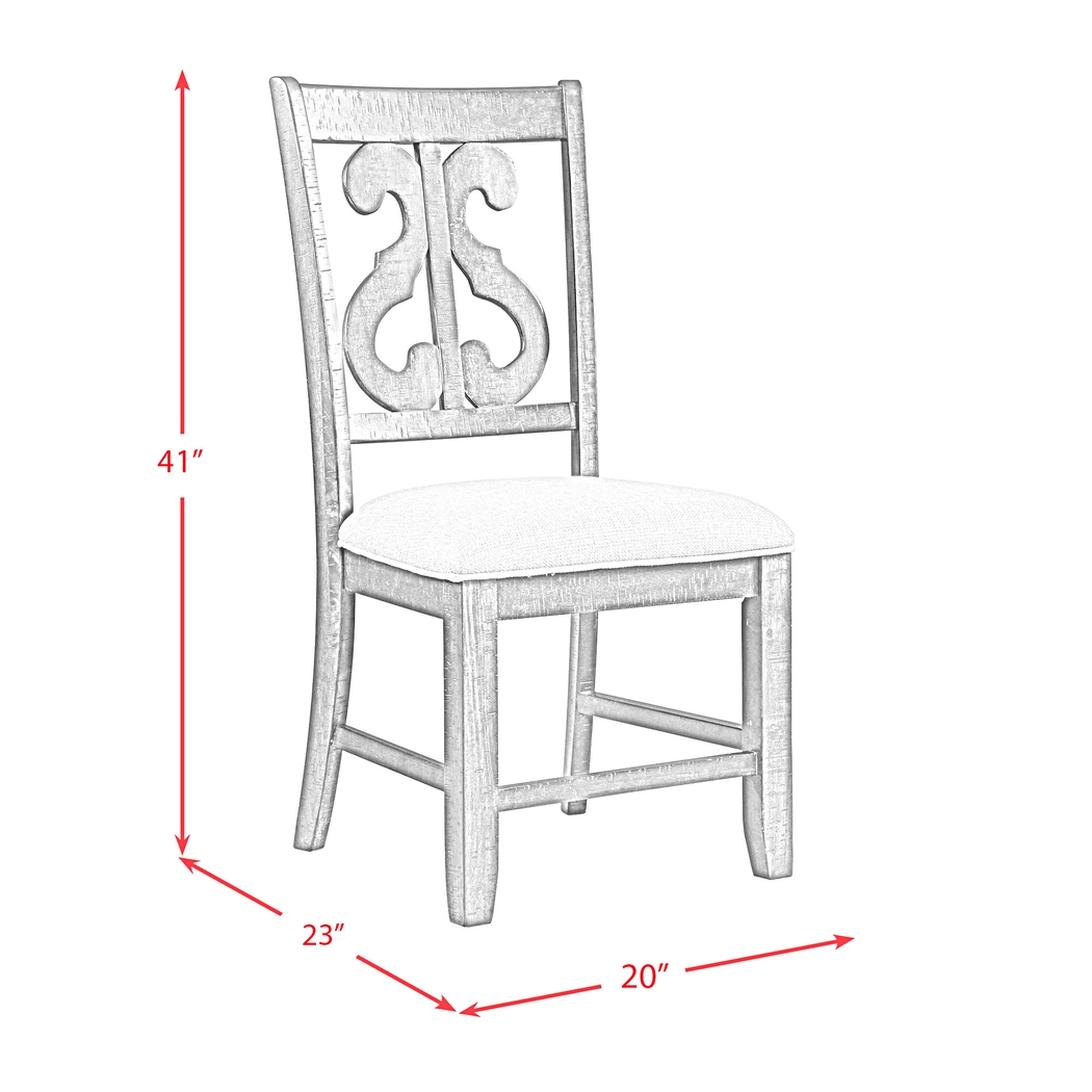Foalgarth Taupe Side Chair Set - Thumbnail - Image 12