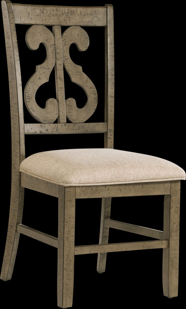 Foalgarth Taupe Side Chair Set - Thumbnail - Image 3