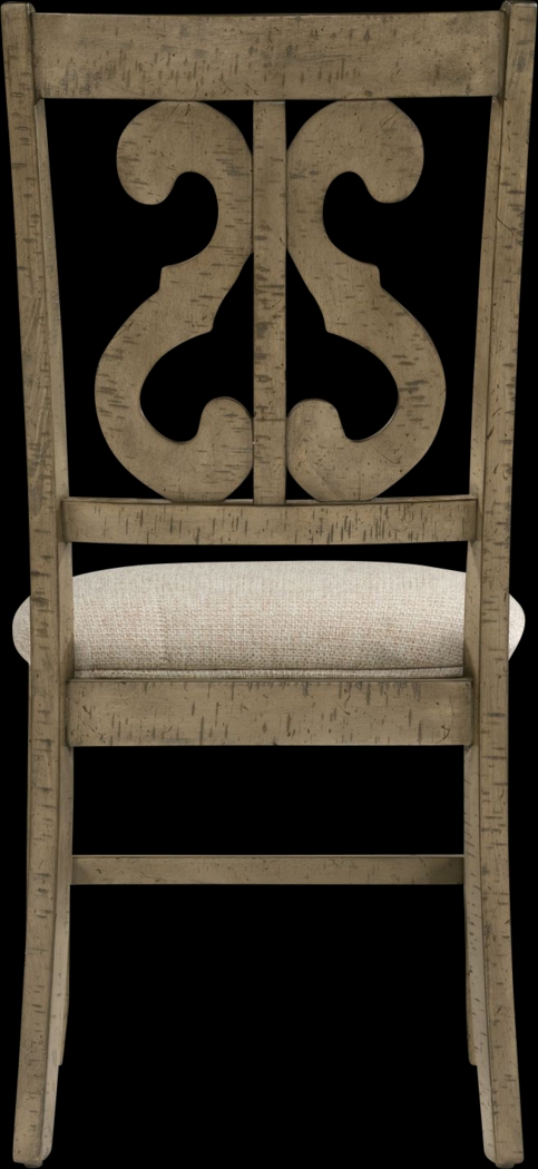 Foalgarth Taupe Side Chair Set - Thumbnail - Image 6