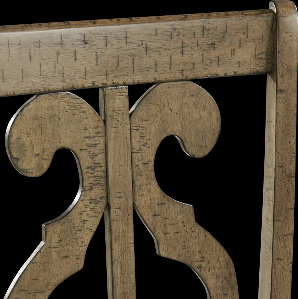 Foalgarth Taupe Side Chair Set - Thumbnail - Image 8