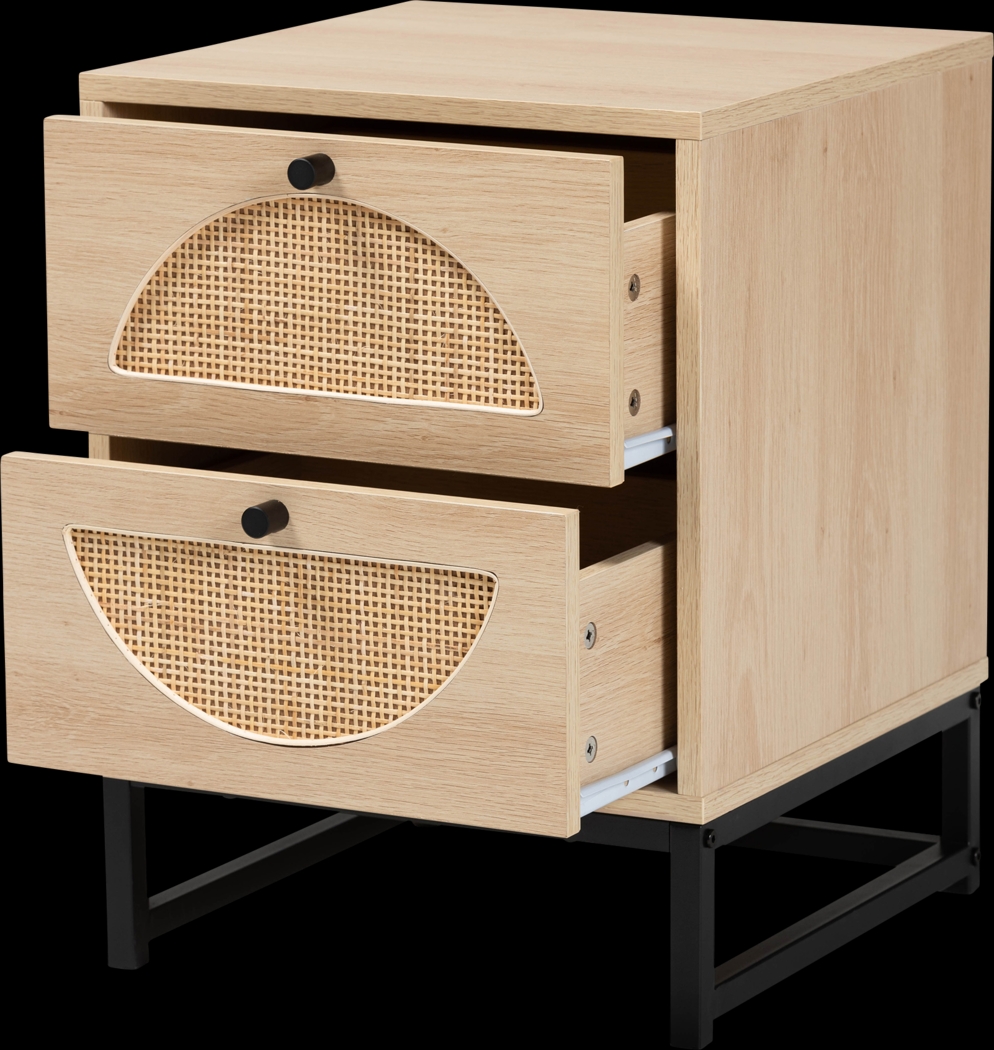 Foch Light Brown Nightstand - Thumbnail - Image 2