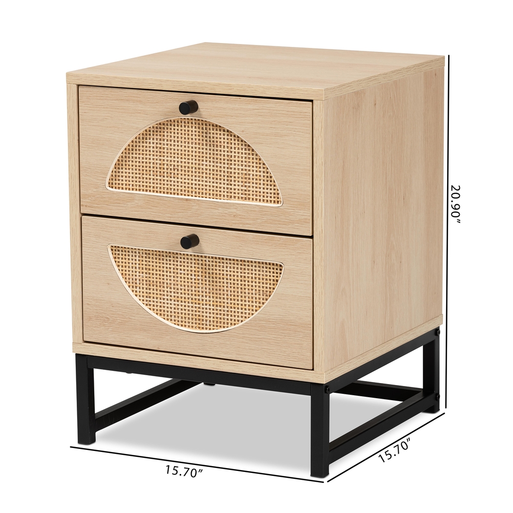 Foch Light Brown Nightstand - Thumbnail - Image 7