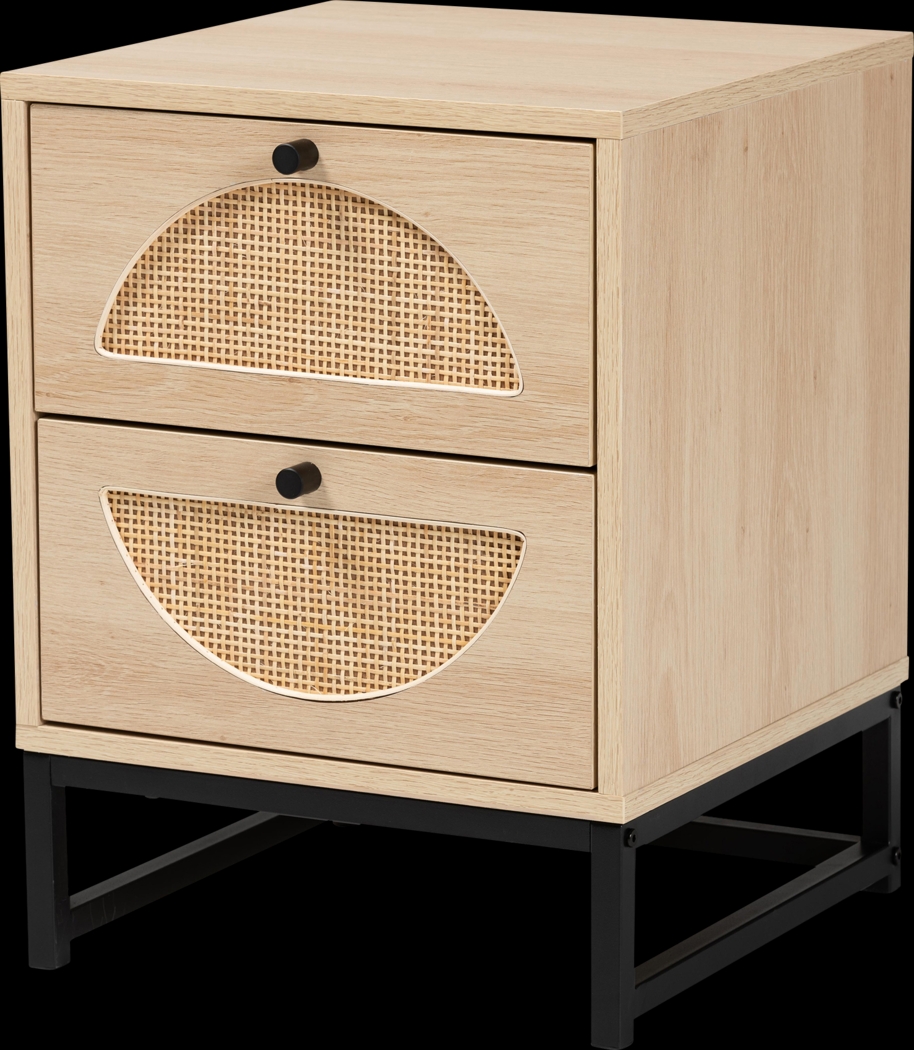 Foch Light Brown Nightstand - Thumbnail - Image 1