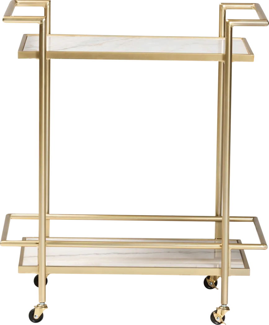 Foeller Gold Bar Cart - Thumbnail - Image 4