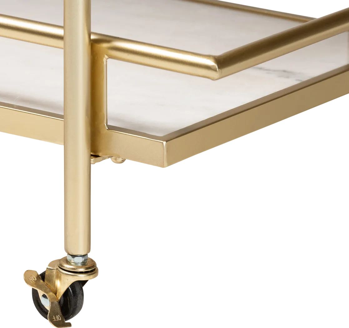 Foeller Gold Bar Cart - Thumbnail - Image 7