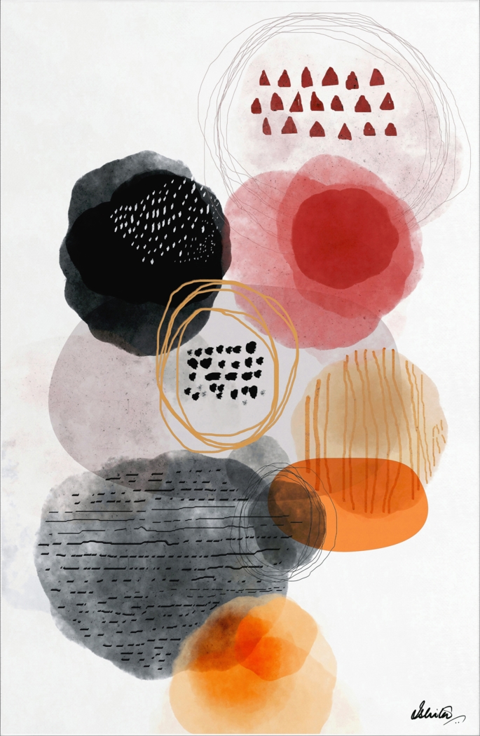 Fograge Orange 5' x 7'7 Rug - Thumbnail - Image 1