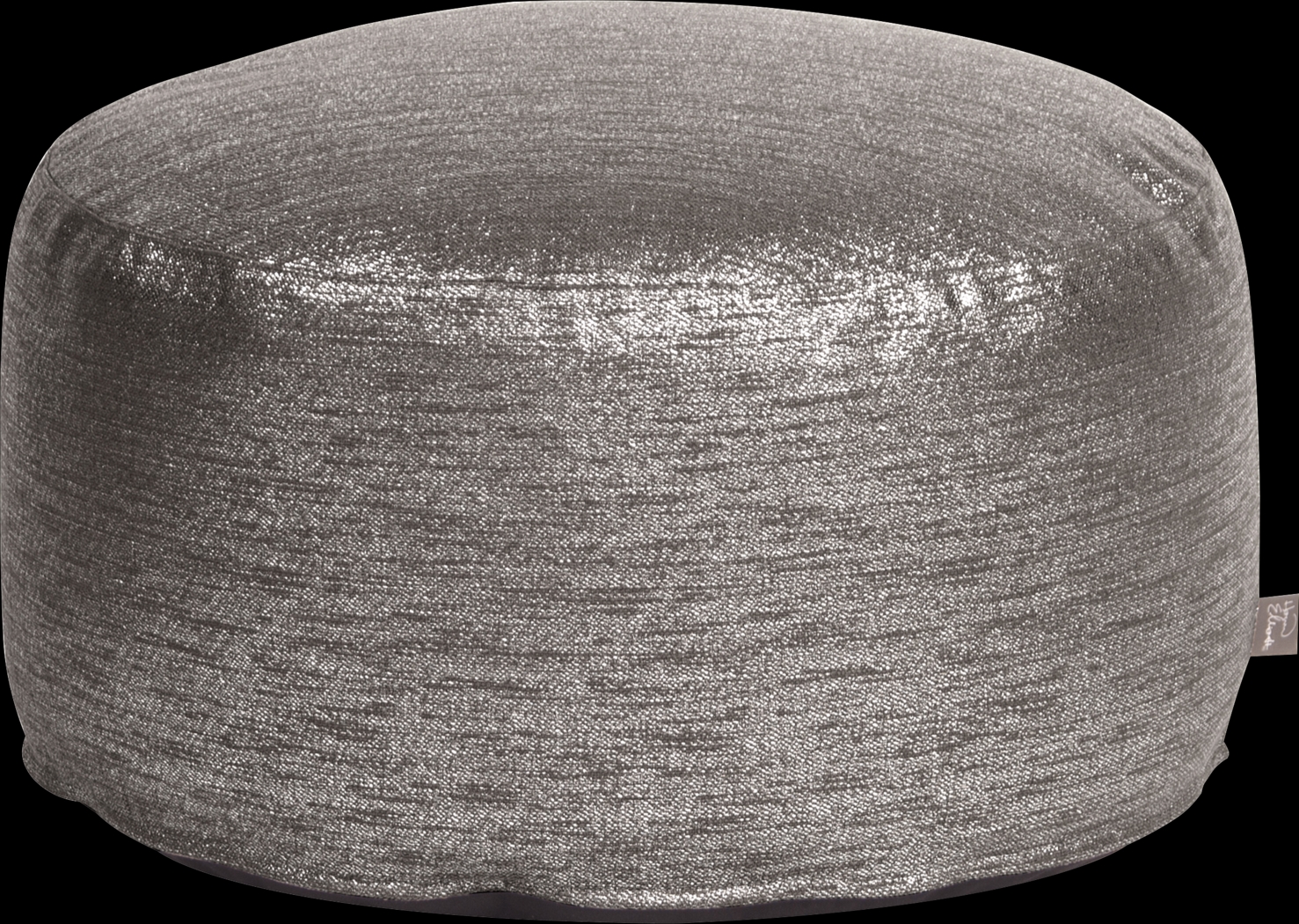 Foleshill Dark Gray Pouf - Thumbnail - Image 1