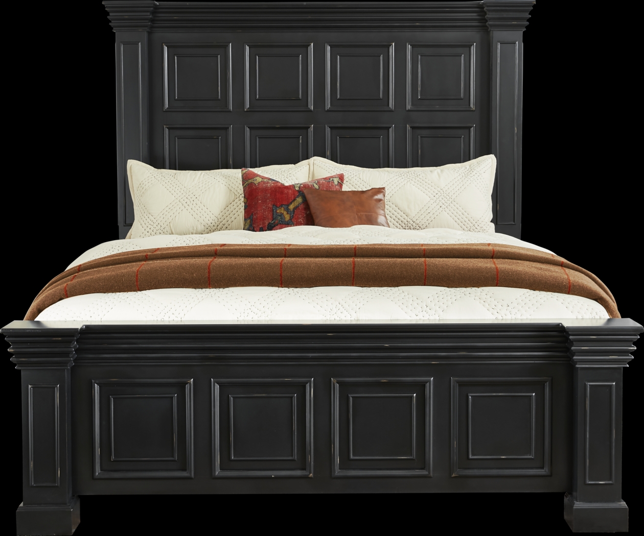 Folkston Bay Black 5 Pc Queen Bedroom - Thumbnail - Image 2