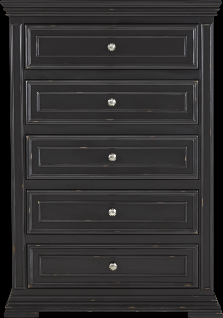 Folkston Bay Black 5 Pc King Bedroom - Thumbnail - Image 5
