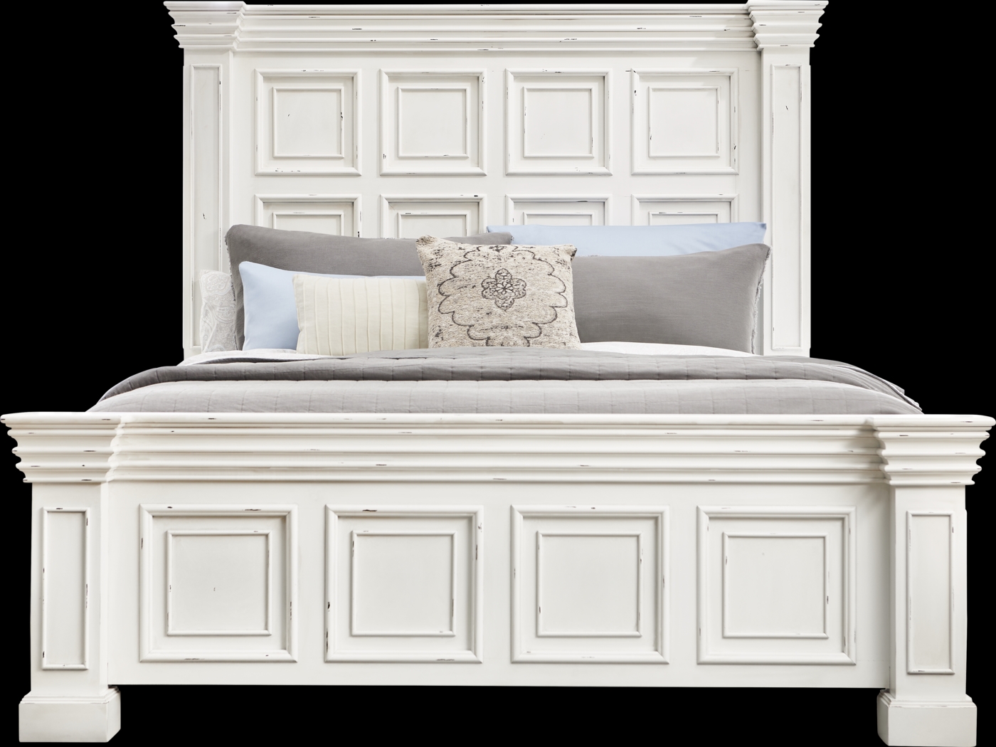 Folkston Bay White 5 Pc Queen Bedroom - Thumbnail - Image 2
