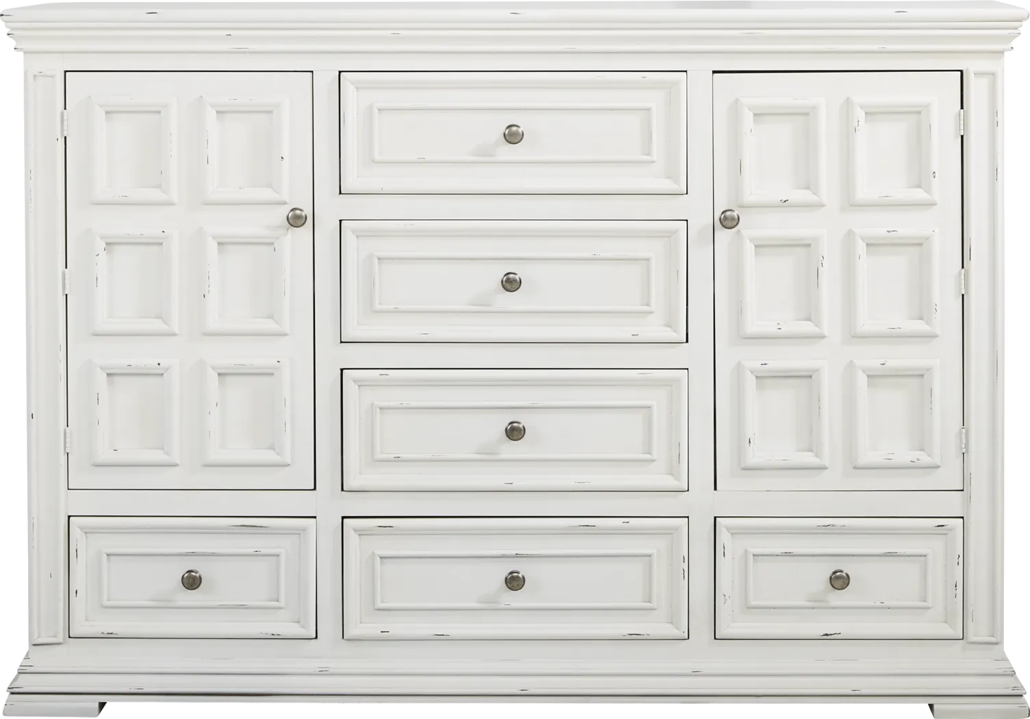 Folkston Bay White 7 Pc Queen Bedroom - Thumbnail - Image 5