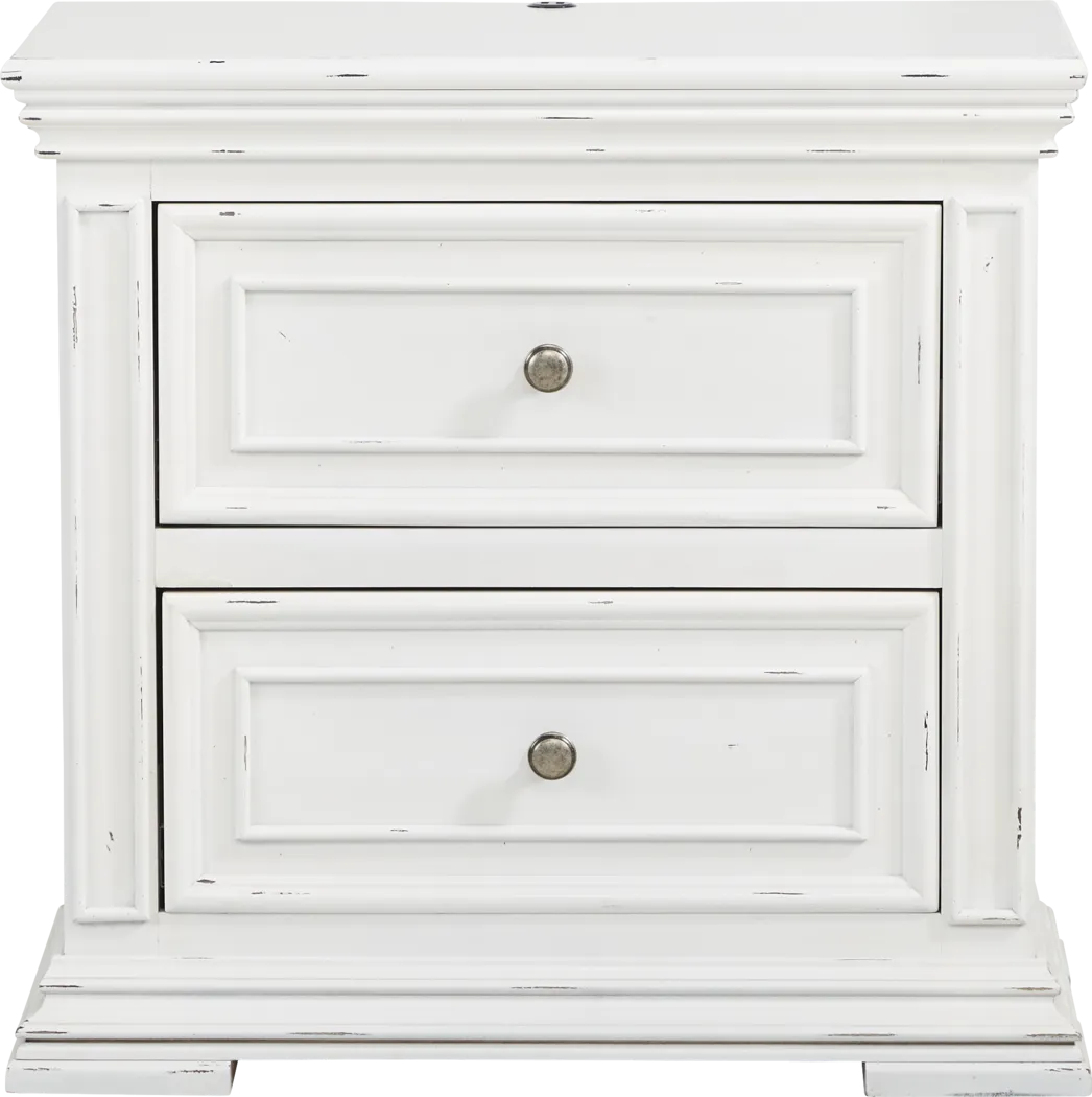 Folkston Bay White 7 Pc Queen Bedroom - Thumbnail - Image 8