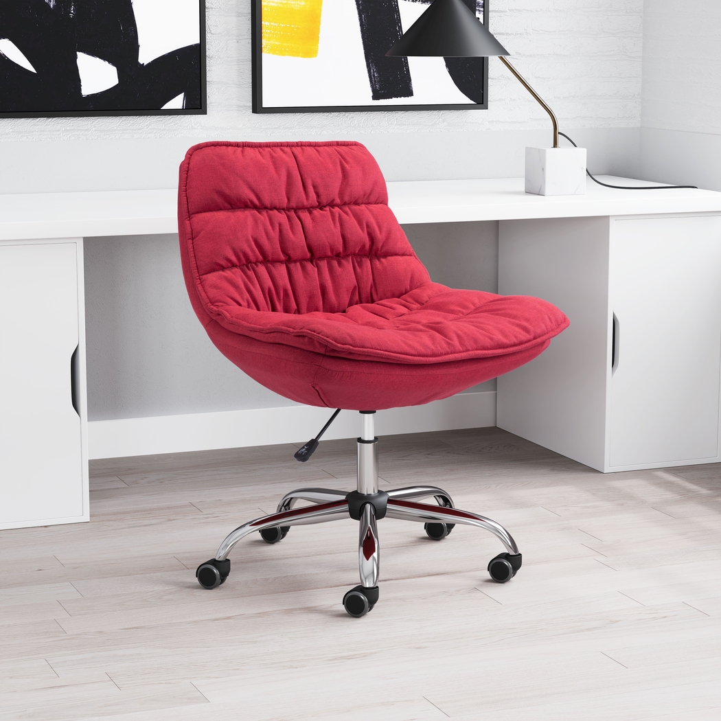 Folley Red Office Chair - Thumbnail - Image 6