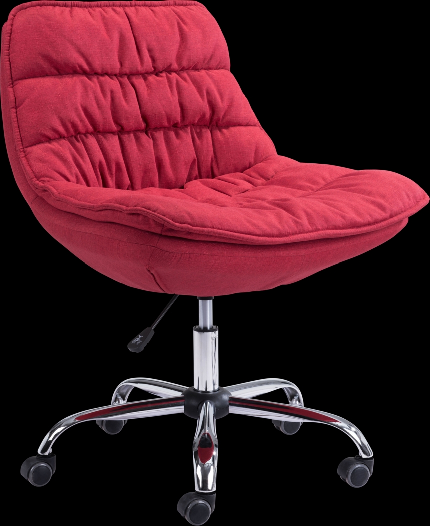 Folley Red Office Chair - Thumbnail - Image 1