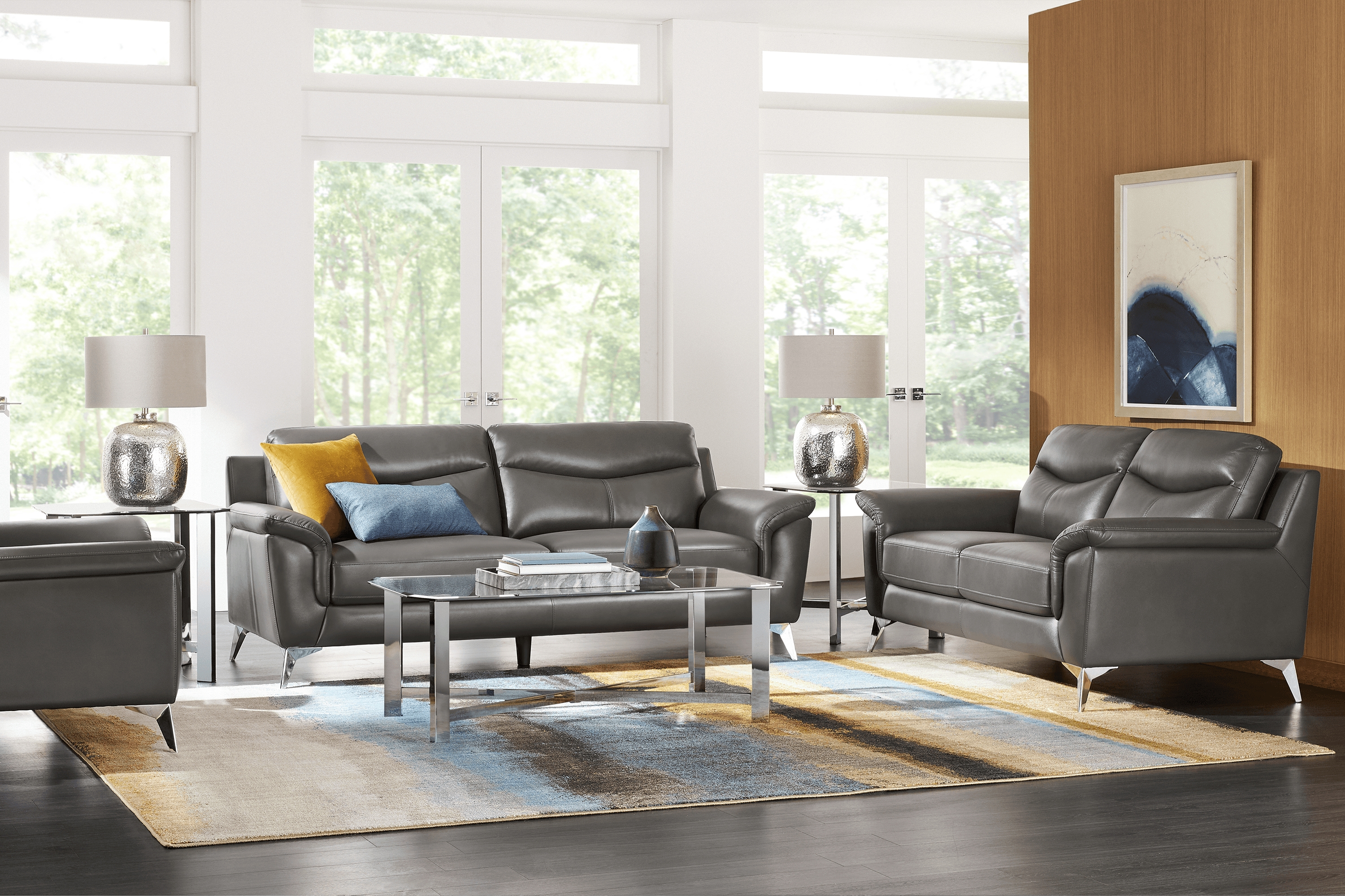 Folsom Street Granite 7 Pc Living Room - Thumbnail - Image 1