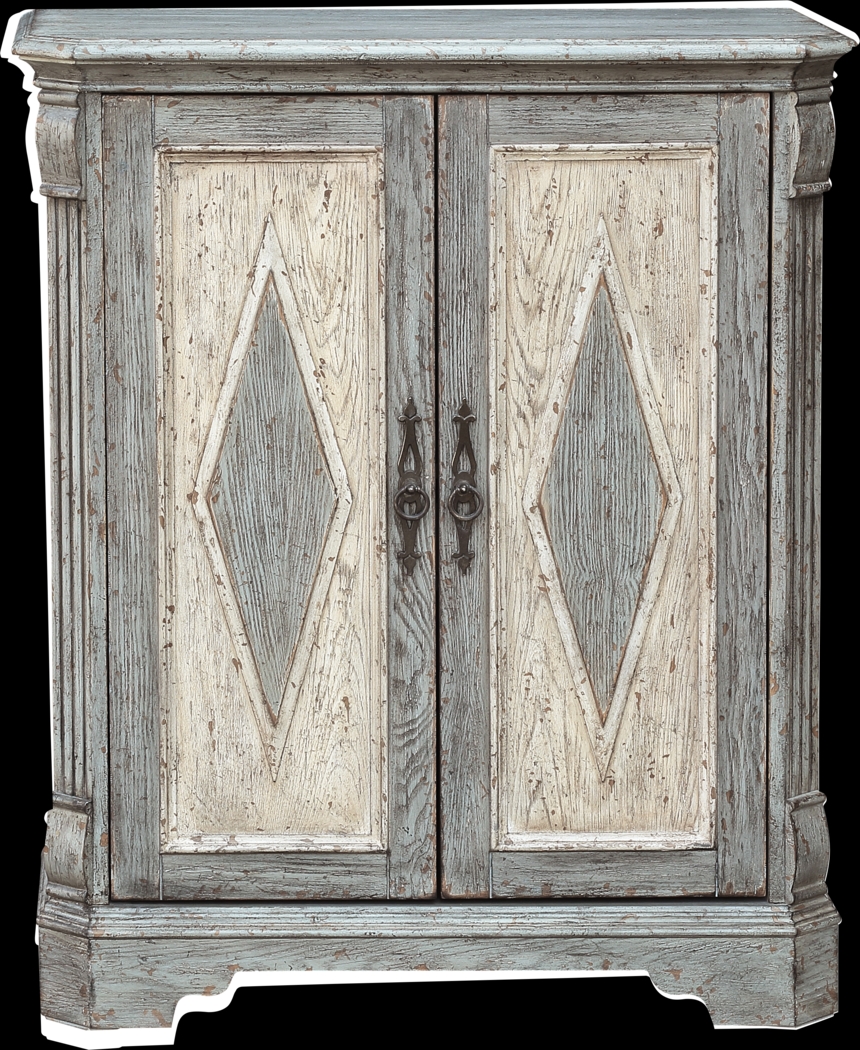 Fonella Gray Wine Cabinet - Thumbnail - Image 1