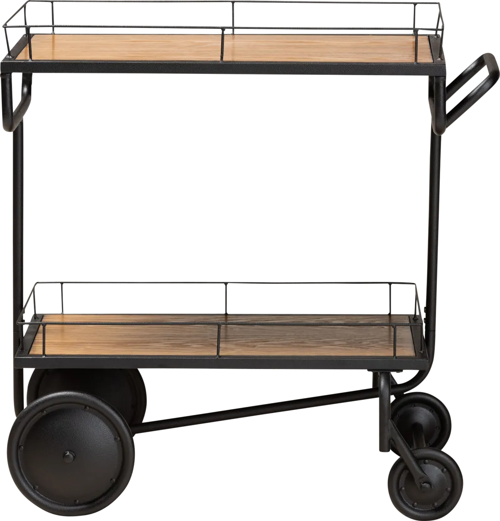 Foneswood Brown Kitchen Cart - Thumbnail - Image 2