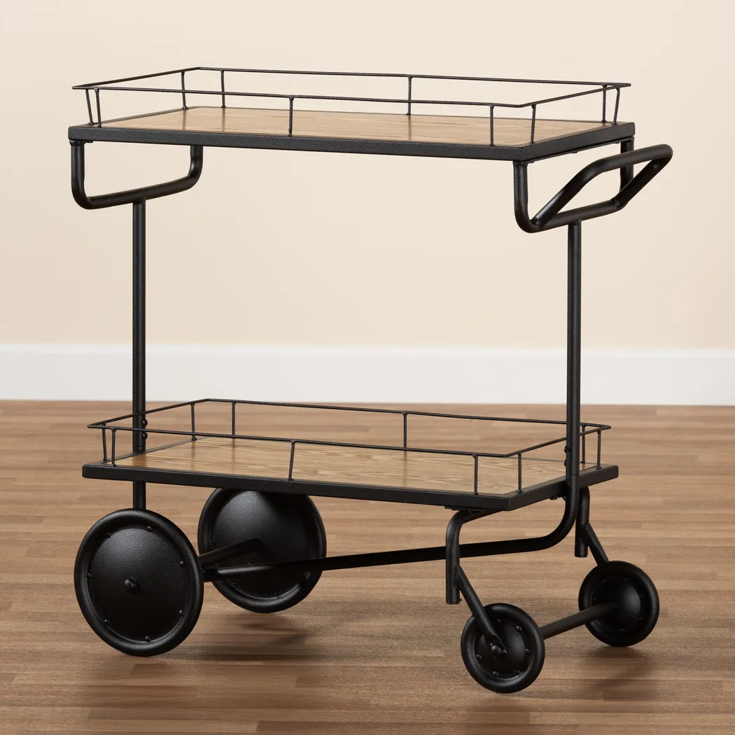 Foneswood Brown Kitchen Cart - Thumbnail - Image 8