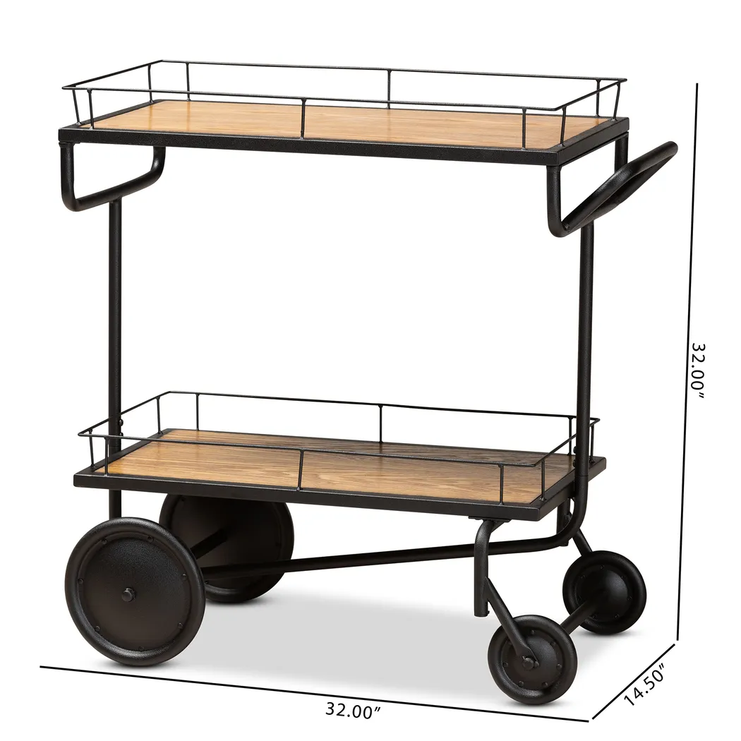 Foneswood Brown Kitchen Cart - Thumbnail - Image 10
