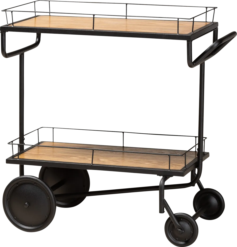 Foneswood Brown Kitchen Cart - Thumbnail - Image 1