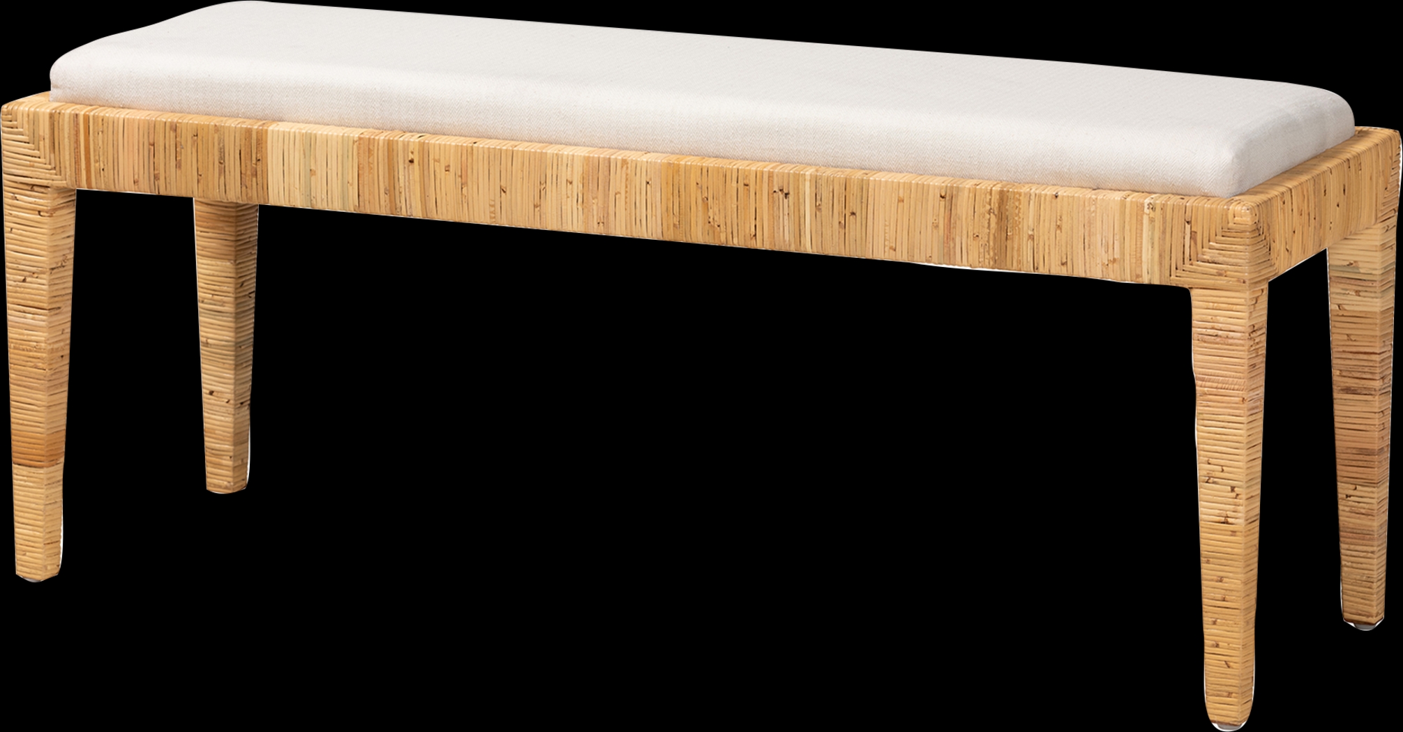 Fonnesbeck Brown Long Bench - Thumbnail - Image 1